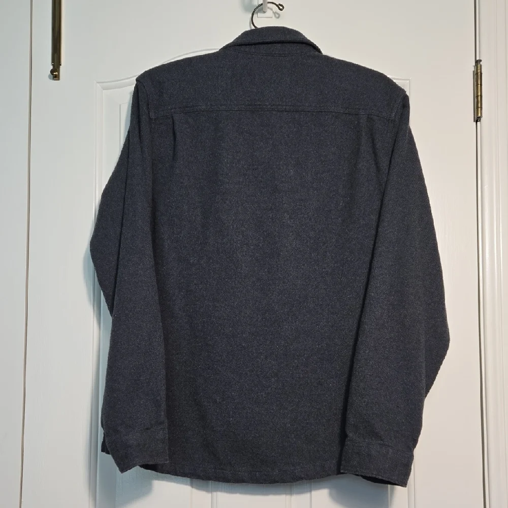 Patagonia Better Sweater Shirt Jacket Men’s M Charcoal Gray Organic Cotton